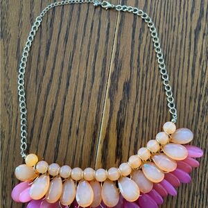 Pink and Orange  Necklace
